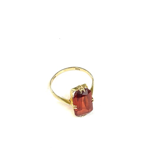 510 - Ladies hallmarked 14ct stone set dress ring, ring size T , approximate total weight: 4.2g