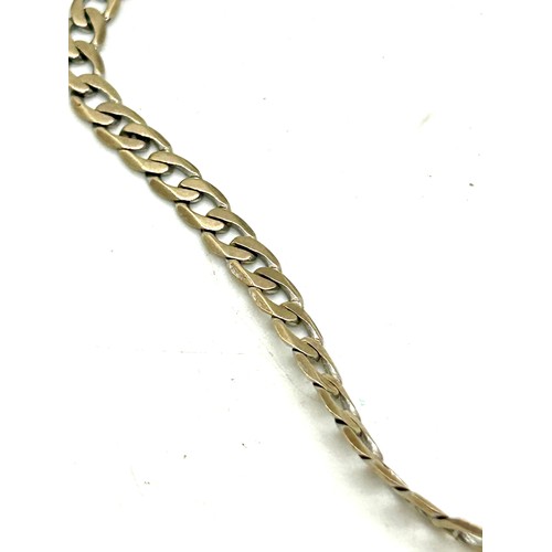 501 - Ladies hallmarked 9ct bracelet, approximate length 20cm, approximate weight 3.4g