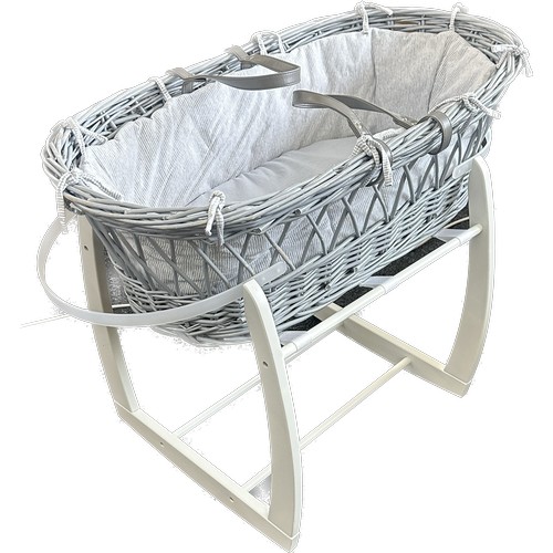 294 - Mama and papas moses basket and stand