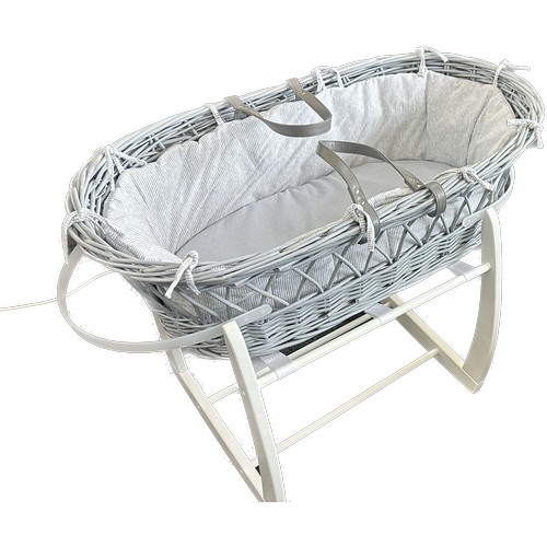 294 - Mama and papas moses basket and stand