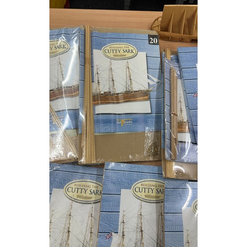 127 - 100 copies of the ' Build the Cutty Sark' - part started