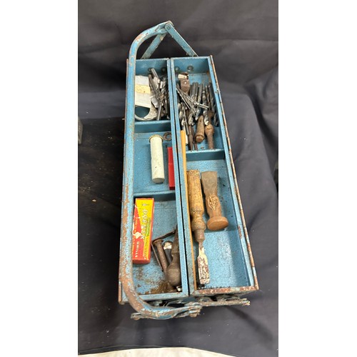 305 - two metal tool boxes with contents