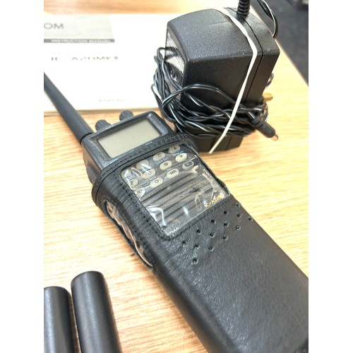 227 - aware 5 gps and a garmin 296, icom ic-a20 mkII untested