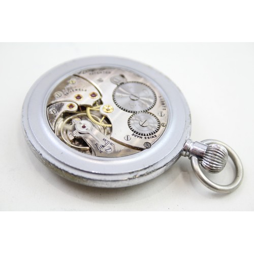 512 - CYMA G.S.T.P Gents Military Issued WWII Pocket Watch Hand-wind Working