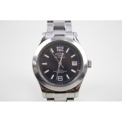 518 - ROTARY LES ORIGINALES Gents Stainless Steel Wristwatch Automatic Working