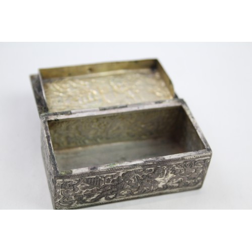 339 - .850 silver figural snuff / trinket box