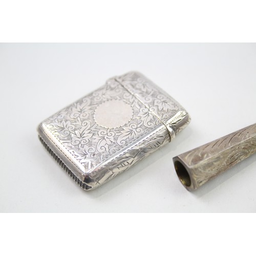 344 - 4 x .925 sterling tobacciana