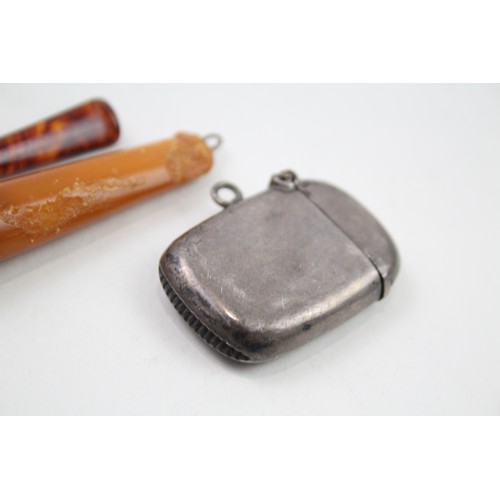 344 - 4 x .925 sterling tobacciana