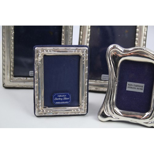 358 - 5 x .925 sterling photograph frames