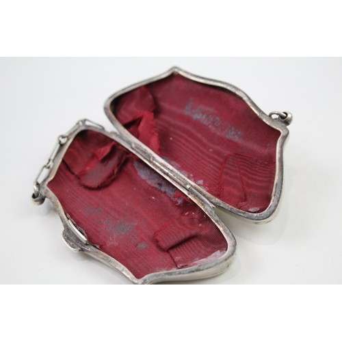 370 - .925 sterling ladies coin purse / bag