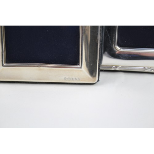 385 - 3 x .925 sterling photograph frames