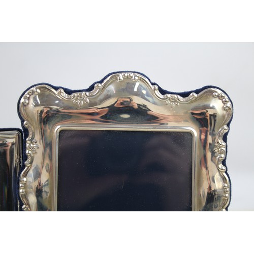 385 - 3 x .925 sterling photograph frames