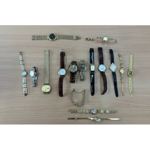 423 - Selection of ladies wrist watches to include Guess etc, untested