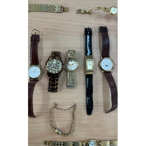 423 - Selection of ladies wrist watches to include Guess etc, untested