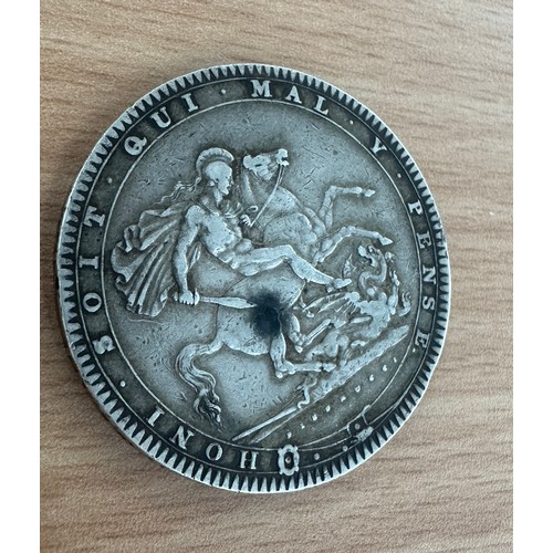 393A - Georgian 1820 silver crown