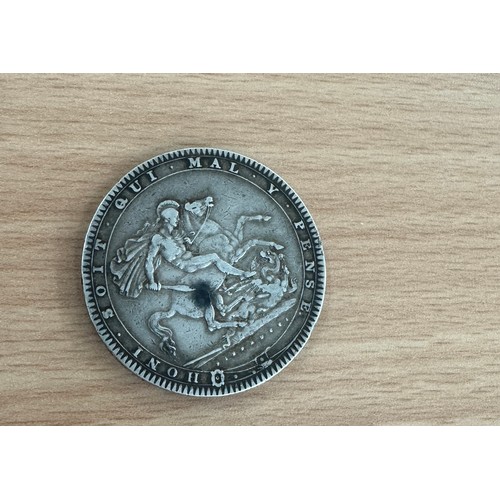 393A - Georgian 1820 silver crown