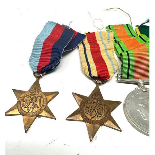 601 - WW2 Territorial Medal Group inc. Africa Star Territorial Named 2058814 gnr f.g tidmarsh r.a