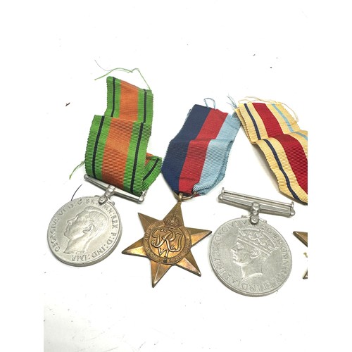 593 - WW2 GVI Territorial Medals inc. Africa Star Etc. Duke Of Wellington reg