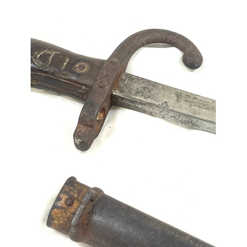 621 - 1878 gras sword bayonet and scabbard