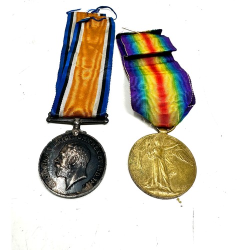 583 - WW1 Medal Pair & Original Ribbons inc. Named SE 26621 C. Burmby a.v,c