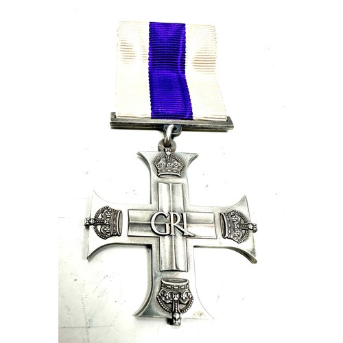 597 - WW2 1945 Dated Military Cross inc. Engraved To Lieut Harold Edgar Cross