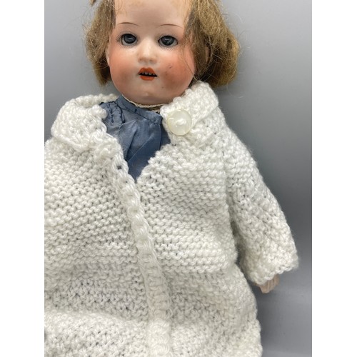 121 - Vintage pot doll Huebach 275, a/f, approximate height