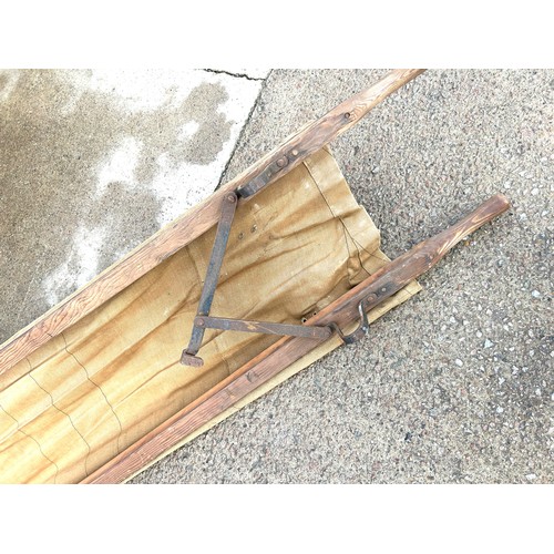 99A - Vintage folding army stretchers