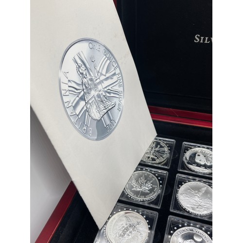 462 - Limited edition World Wide coin set Fabulous 12 Silver collection, all with COAs