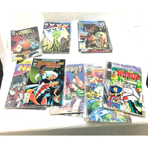 107 - Box of Comics including DC, Image, valiant, dark horse marvel and tekno comix