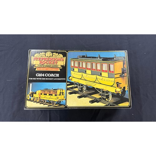 75 - Hornby Stephensons Rocket 3.5 inch gauge model G104 Coach