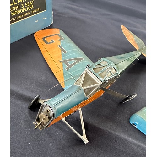 86 - Vintage boxed Frog Flying scale model Puss moth monoplane De Havilland 80a (puss Moth) 3 Seat cabin ... 