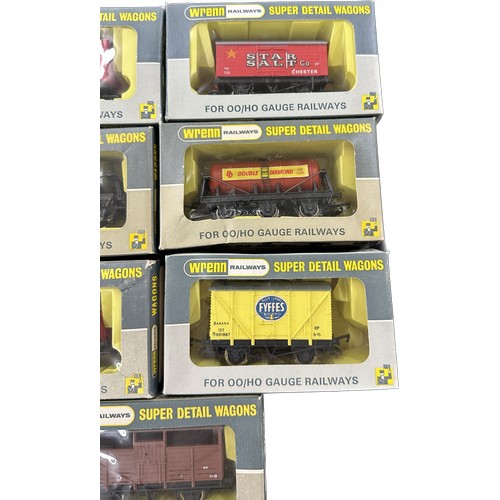 588 - Selection of 7 Boxed Wrenn railways super detail wagons to include W5022, W5003, W4630, W5044, W5032... 