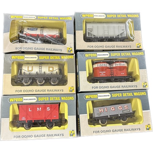 100 - Selection of 6 Boxed Wrenn railways super detail wagons to include W4657, W4625,W5013,W5030, W4658, ... 