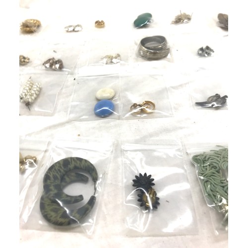 508 - Large selection of assorted earrings