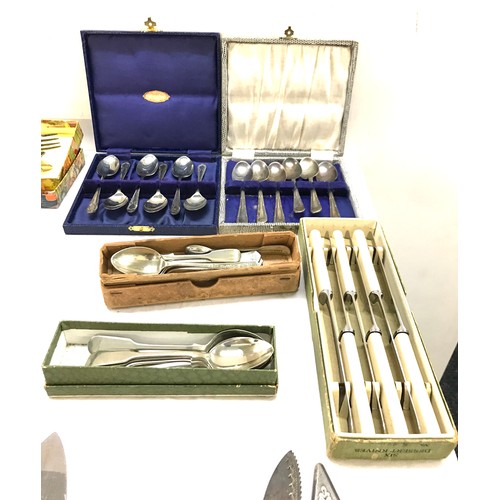 33 - Selection of assorted cutlery includes EPNS etc