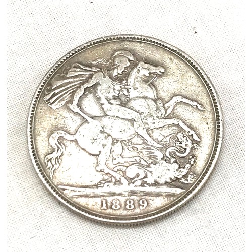 428 - 1889 Victorian silver crown