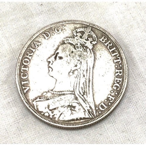 428 - 1889 Victorian silver crown