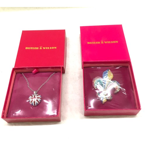 545 - 2 Brand new in Box Butler and Wilson jewellery includes Brooch and necklace