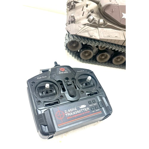 113 - Radio controlled tank  US M41A3 - Working order with working firing BB pellets