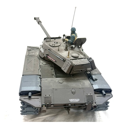 113 - Radio controlled tank  US M41A3 - Working order with working firing BB pellets