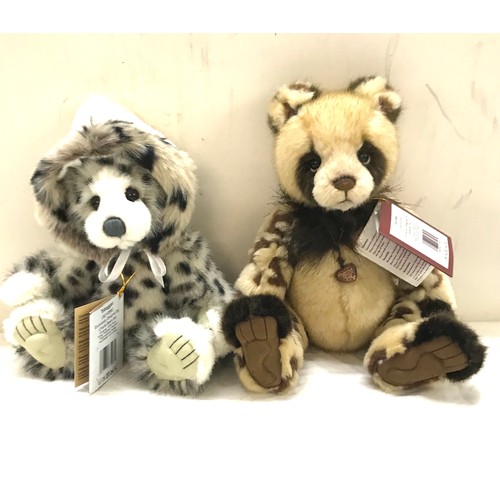 109 - 2 Charlie bears includes Eccles and Toboggan