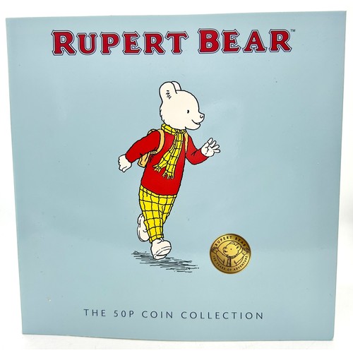 456 - Rupert Bear 50p coin collection, complete within folder