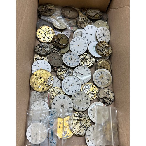 562 - Antique pocket watch movements