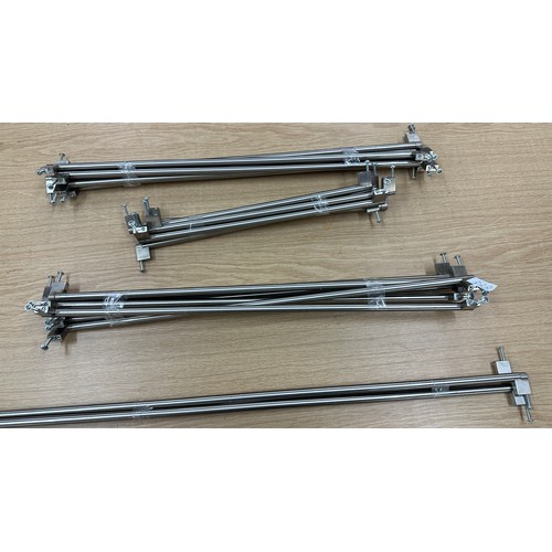 204 - 23 various sized kitchen handles/towel rails