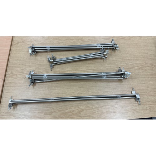 204 - 23 various sized kitchen handles/towel rails