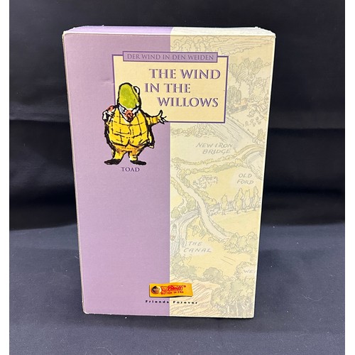 73 - Steiff Wind in the Willow - Toad With Certificate, original box and stand