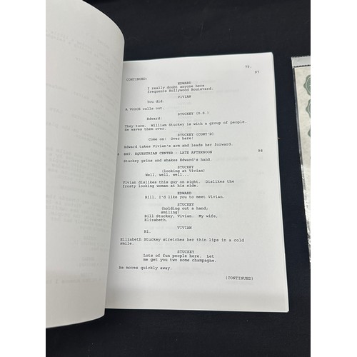 76 - Genuine 'Pretty Woman' signed script by Julia Roberts and Richard Gere with COA from Paramount props... 