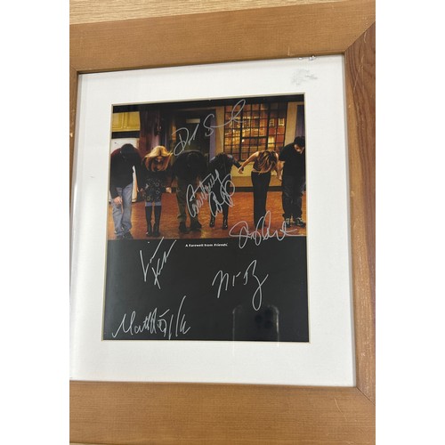 63 - Genuine authentic picture signed by the Friends cast , ' A Farewell from Friends' with COA