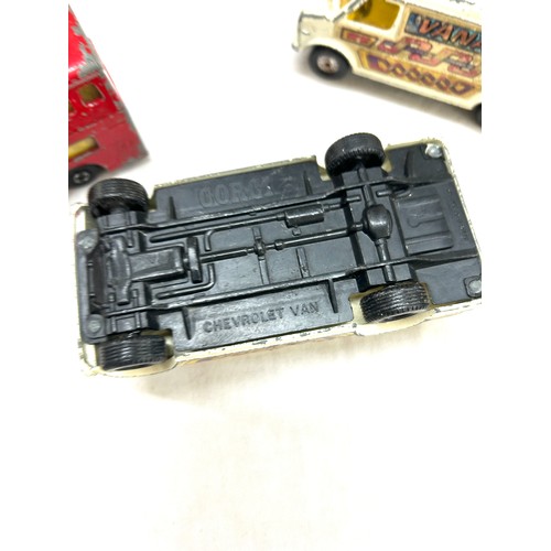 83 - Large selection of vintage dye cast cars includes Matchbox, corgi cars etc