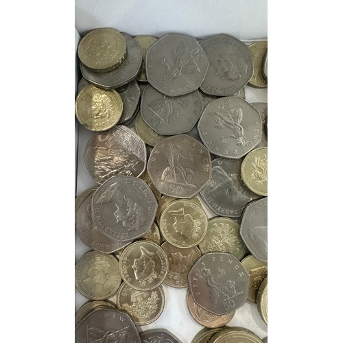 441 - Selection of old £1, £2 and 50p coins approximately £70 in total